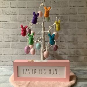 Rae Dunn Wood Easter Egg Hunt Sign